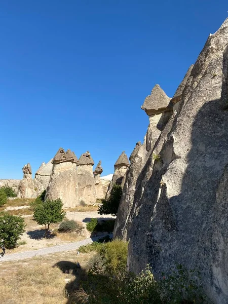 Kościoły jaskiniowe w Goreme skansen — Zdjęcie stockowe