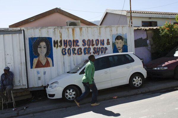 Городок Имизамо Йету в заливе Хаут в западной части Южной Африки
