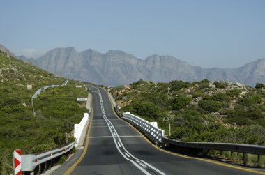 Uzun düz yol başlığı için Hottentot Dağları Güney Afrika