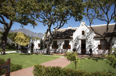 Cape Hollanda tarzı Franschhoek Western Cape Güney Afrika ev