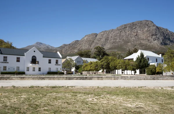 Franschhoek Güney Afrika'da bina darülaceze — Stok fotoğraf