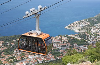 Dubrovnik teleferik Mount Syd zirvesine