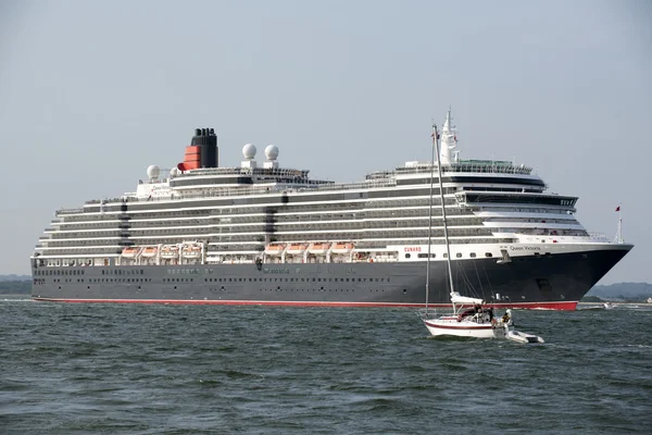 The Cunard cruise ship Queen Victoria — Stock Photo, Image