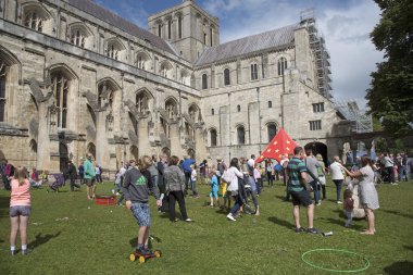 Winchester Hampshire İngiltere'de yıllık şapka Fuarı