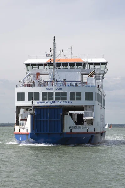 A Roll On Roll Off Ferry Crossing Solent England İngiltere - Temmuz 2016 -