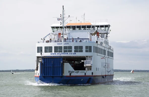 A Roll On Roll Off Ferry Crossing Solent England İngiltere - Temmuz 2016 -