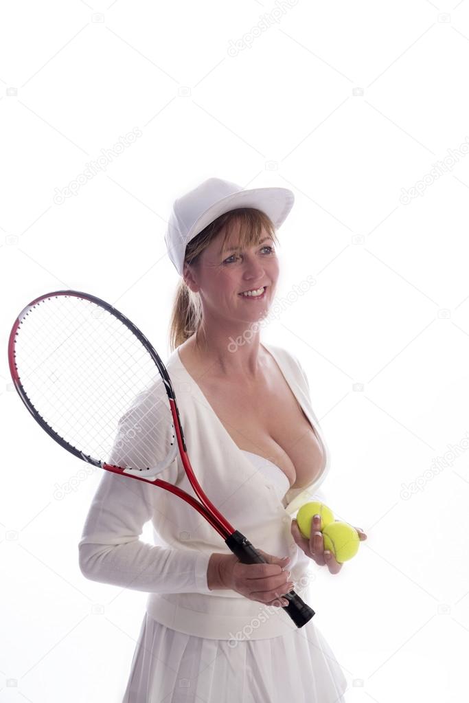 Sexy Tennisspielerin