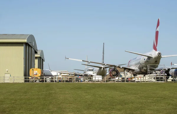 Kemble Gloucestershire Angleterre Royaume Uni 2020 Des Avions Réaction Retraités — Photo