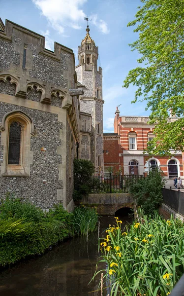 Romsey Hampshire Inghilterra Regno Unito 2021 Abbey United Reformed Church — Foto Stock