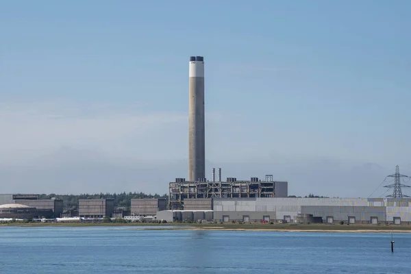 Fawley Southampton 2021 Former Fawley Power Station Currently Being Demolished — Stockfoto