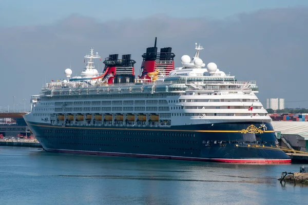 Port Southampton England 2021 American Cruise Ship Berthed Southampton Port — Stock Photo, Image