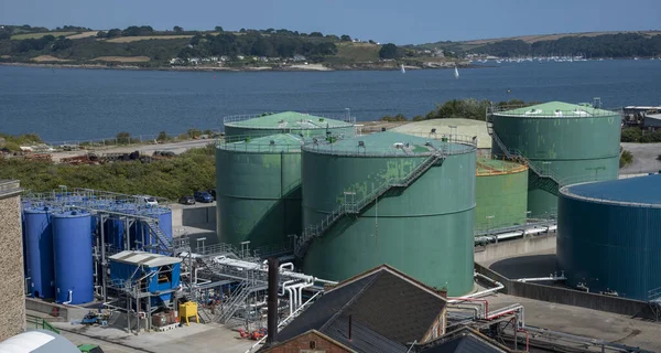 Falmouth England 2021 Fuel Oil Tanks Shipping Using Western Approaches — Stock Photo, Image