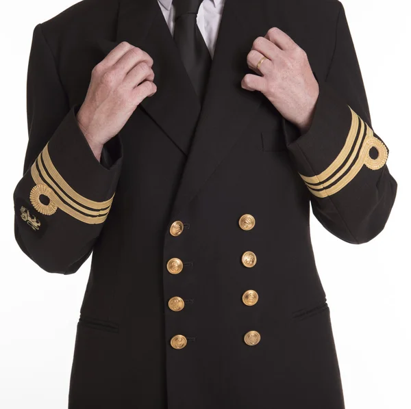 Oficial de la marina femenina en uniforme —  Fotos de Stock