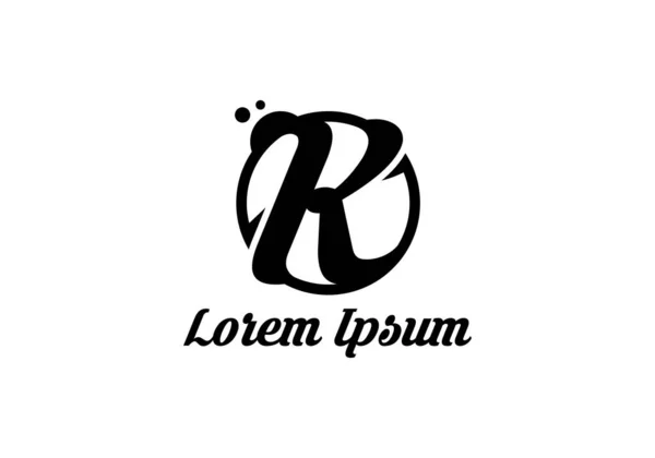 Letter Monogram Logo Uniek Design Minimalisme — Stockvector