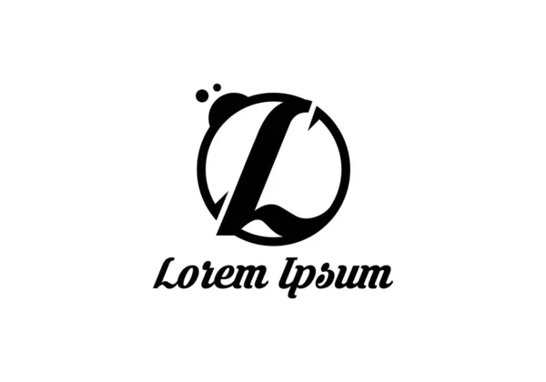 Логотип Монограми Letter Унікальний Мінімалізм Дизайну — стоковий вектор