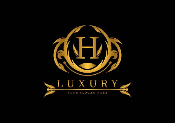 Letter Luxury Logo Πρότυπο Φορέα Για Εμπορικό Σήμα Την Εταιρεία — Διανυσματικό Αρχείο