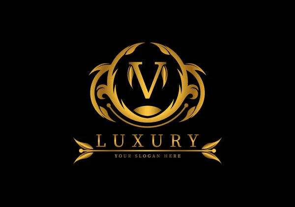 Buchstabe Luxury Logo Vorlagenvektor Für Marke Unternehmen Oder Mode — Stockvektor