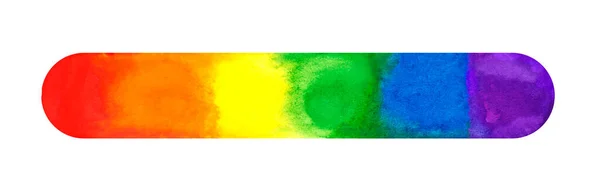 Arco Íris Aquarela Desenhada Mão Belo Contexto Propagação Transições Pintura — Fotografia de Stock