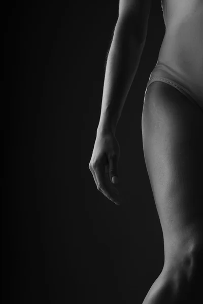 运动女人的身体 — 图库照片