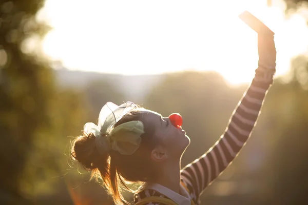 Selfie alarak palyaçolar