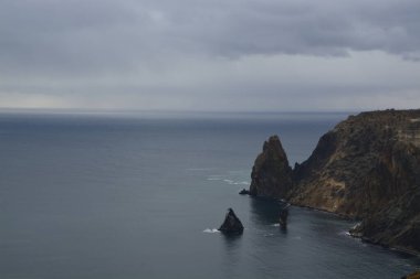 Cape Fiolent 'te. Kırım Cumhuriyeti.