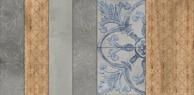 İç mekan veya seramik duvar döşemesi tasarımı için çok renkli duvar döşemesi dekoru. Ev için dekor, duvar kağıdı, muşamba, tekstil, web sayfası arkaplan.