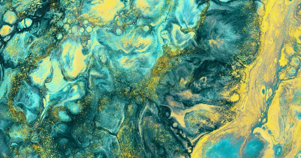 Mürekkep manzaraları. Sıvı mermer. Renkli sıvı boyaların soyut karışımı. Renkli sıvı boyaların karıştırılması Sıvı Sanatı.