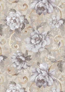 sonsuz çiçek desenli