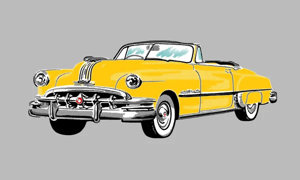 Coches de ilustración retro — Foto de Stock