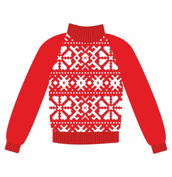 Winter warm sweater with an ornament, sweet shot, jumper for knit, blue color. Women's sweaters, mens sweater, unisex sweater.