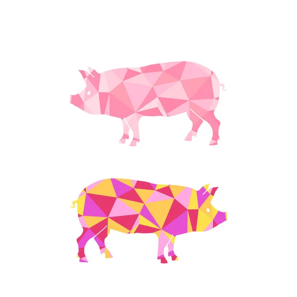 Ícone Porcos Ilustração Vetorial — Vetor de Stock
