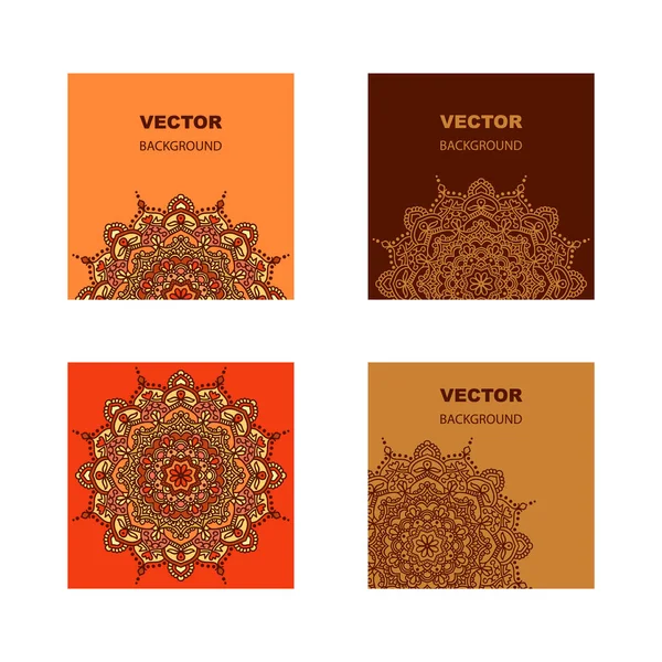 Набор Визитных Карточек Векторная Иллюстрация — стоковый вектор