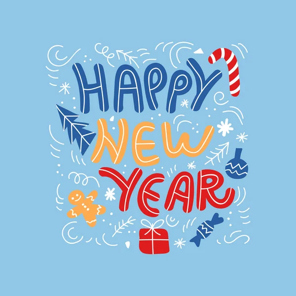 Mavi arkaplanda tebrik kartı  