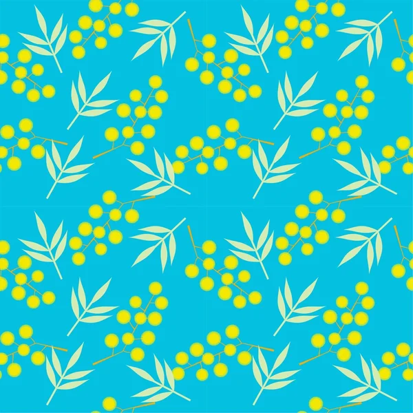 Gele bloemen — Stockvector