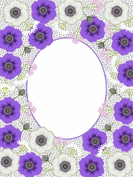 Fond de fleur abstrait avec place pour votre texte — Image vectorielle