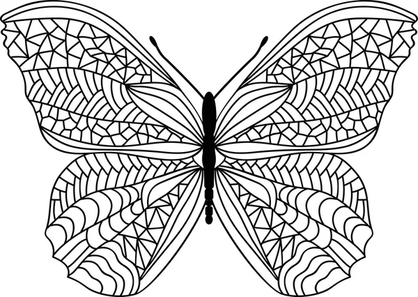 Απόθεμα ενδεικτικά διανυσματική: εικονογράφηση πεταλούδα — Διανυσματικό Αρχείο