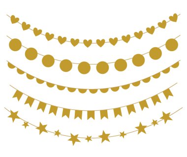 Çelenk - eps 10 vektör kümesi