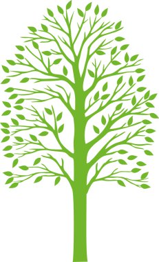 Hisse senedi vektör çizim: bir ağaç çizimi