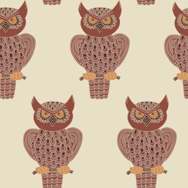 baykuş seamless modeli