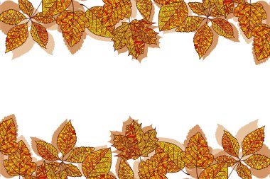 arka plan, metin için yer ile yaprakları ile