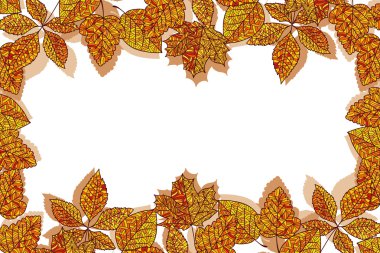 arka plan, metin için yer ile yaprakları ile