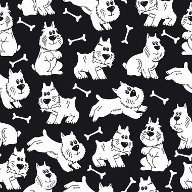 Hisse senedi vektör çizim: sorunsuz köpek