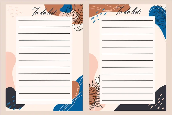  Çeşitli şekilleri, yaprakları ve karalama nesnelerini listelemek için. Modern sanat. Renkli minimalist şekiller. Soyut vektör çizimleri