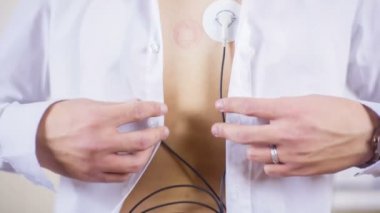 Adam Electrocardiographi sensörleri 05 Hd ile