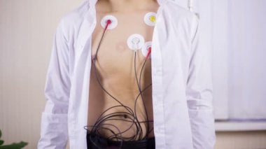 Adam Electrocardiographi sensörleri 02 Hd ile