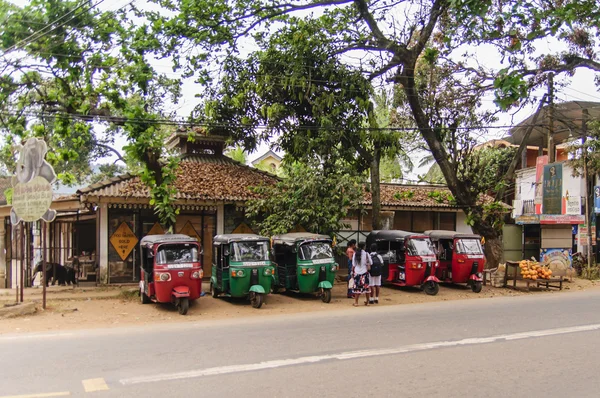 Serie von Tuk-Tuk-Taxis — Stockfoto