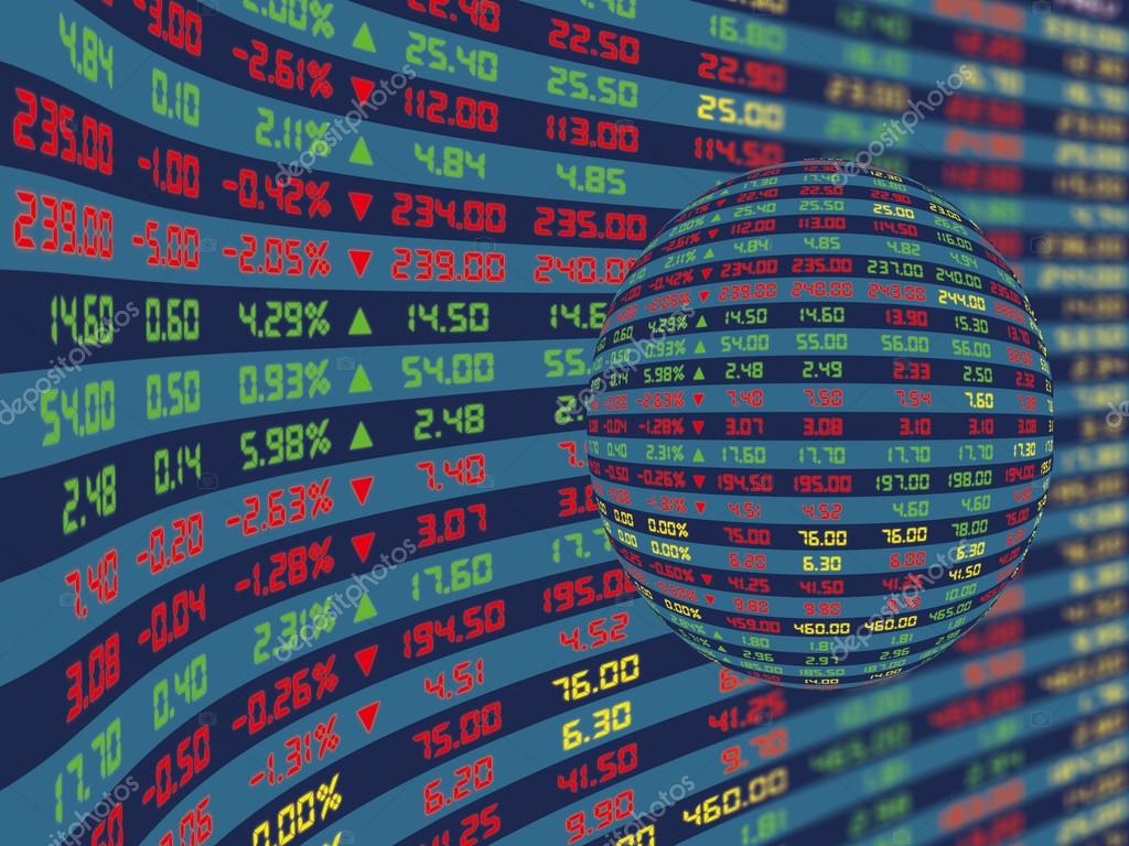 每日股票市场显示面板——图库图片© wisitporn #66836755