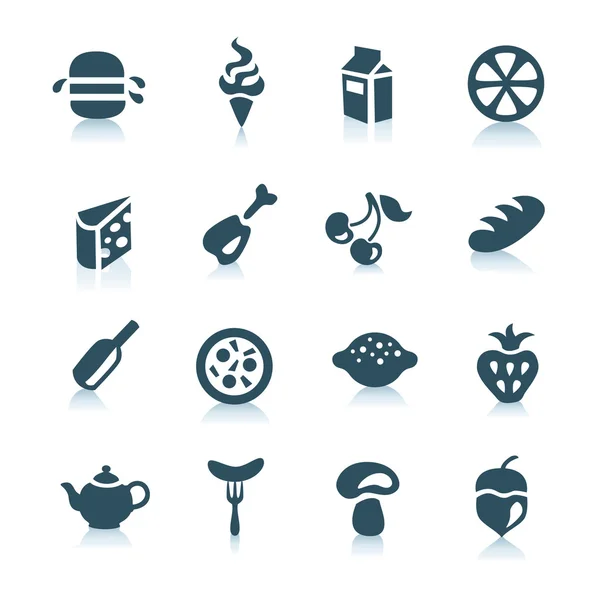 Iconos de comida, parte 1 — Vector de stock