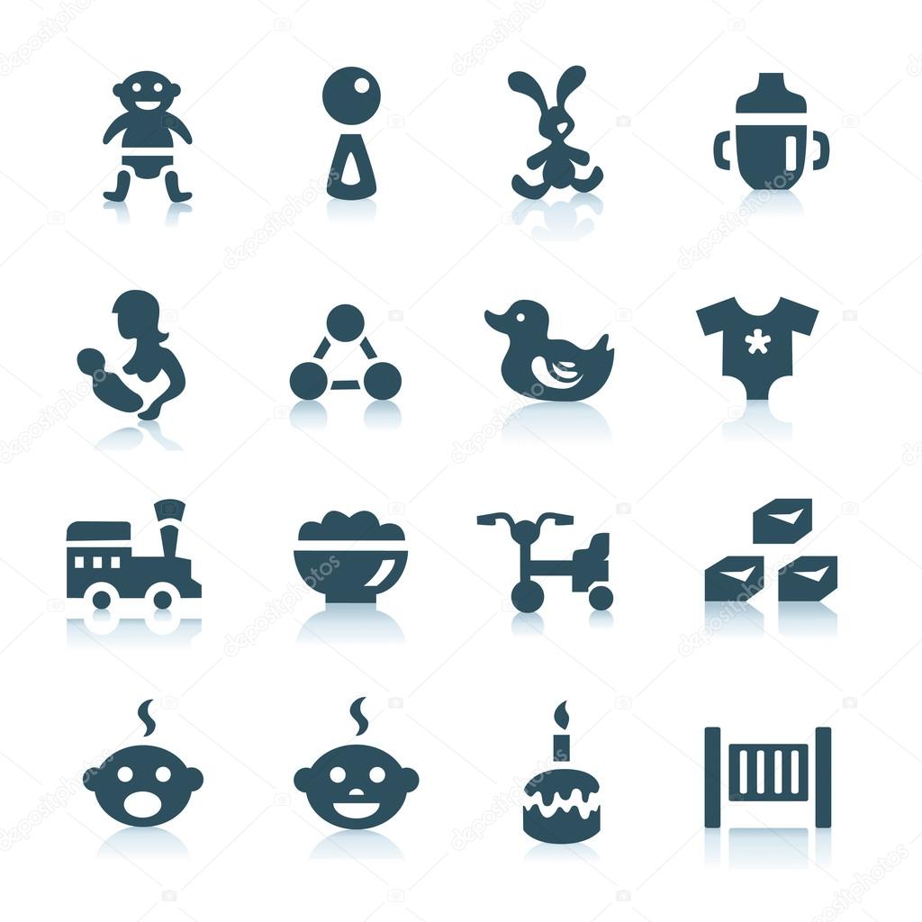 Gray baby icons, part 2