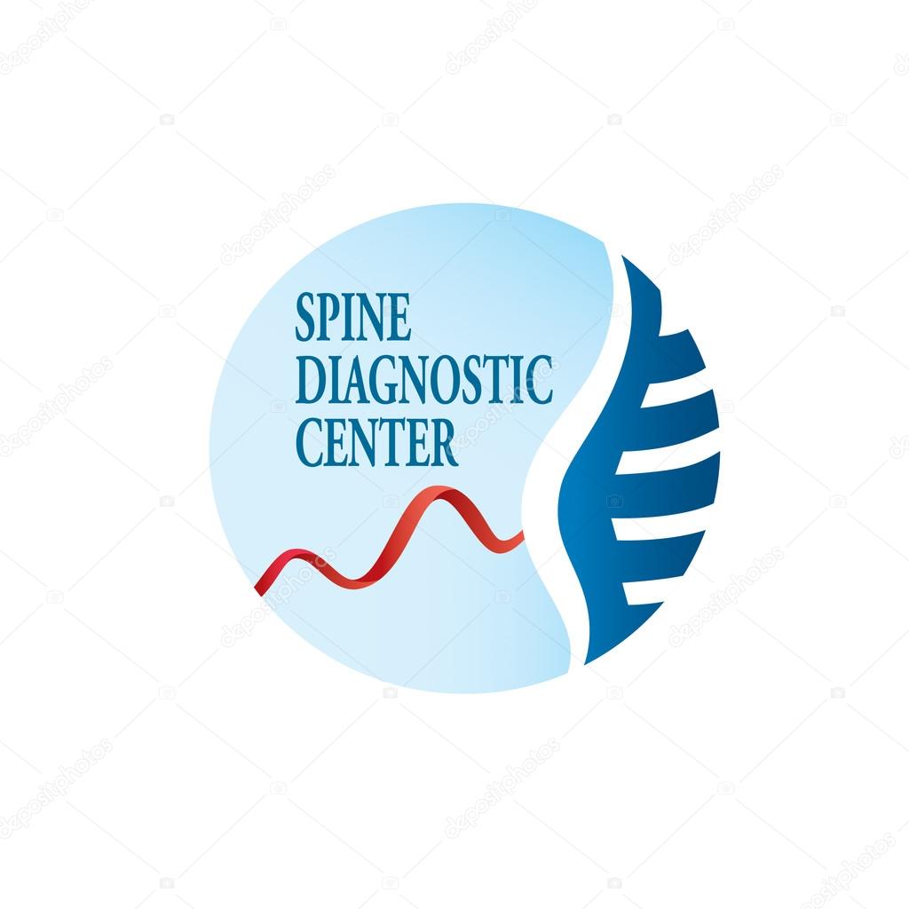 Spine diagnostic logo vector